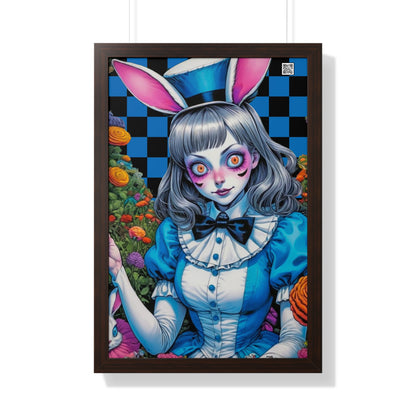 Alice Daydream V2 - Framed Vertical Poster