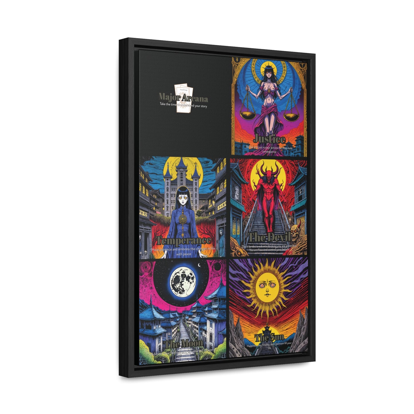 Major Arcana 3 of 4 - Framed Wall Art