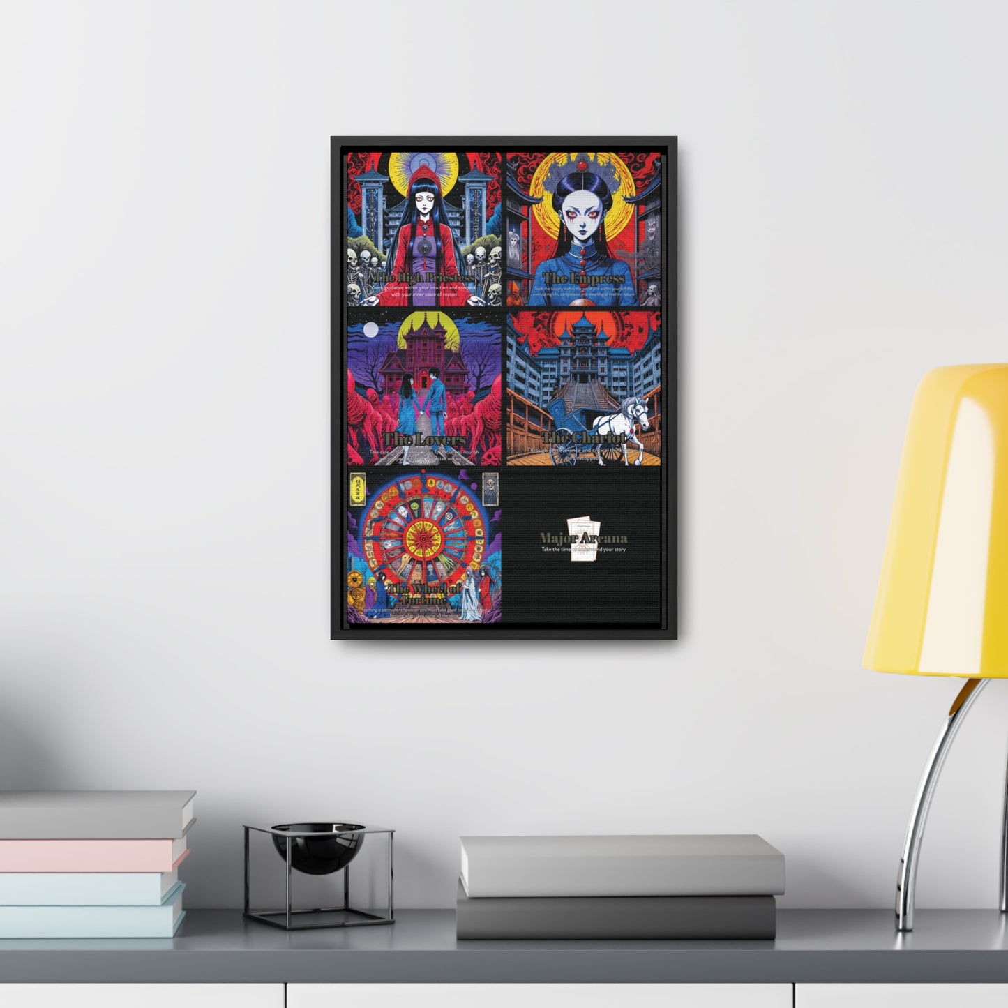 Major Arcana 2 of 4 - Framed Wall Art