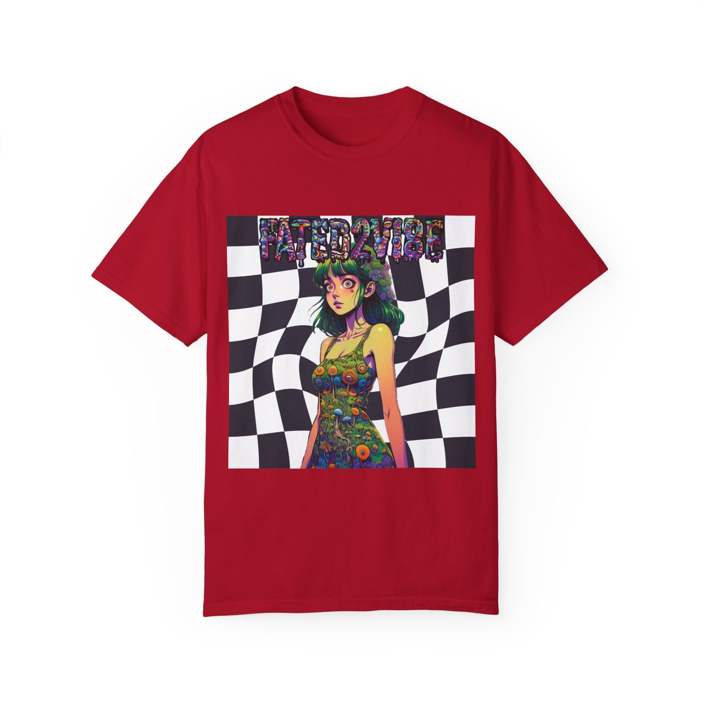 Fated2VIBE Checkered Print V2 - Unisex T-shirt