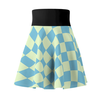 Light Blue Daydream Alice Women's Skater Skirt