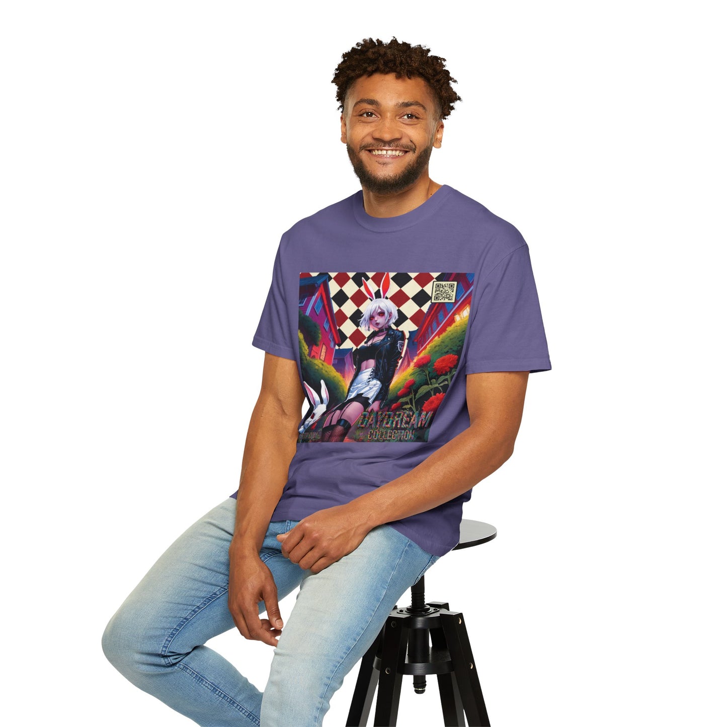 Black and Red V2 Checkered The Daydream Collection - Unisex T-shirt