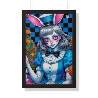 Alice Daydream V2 - Framed Vertical Poster