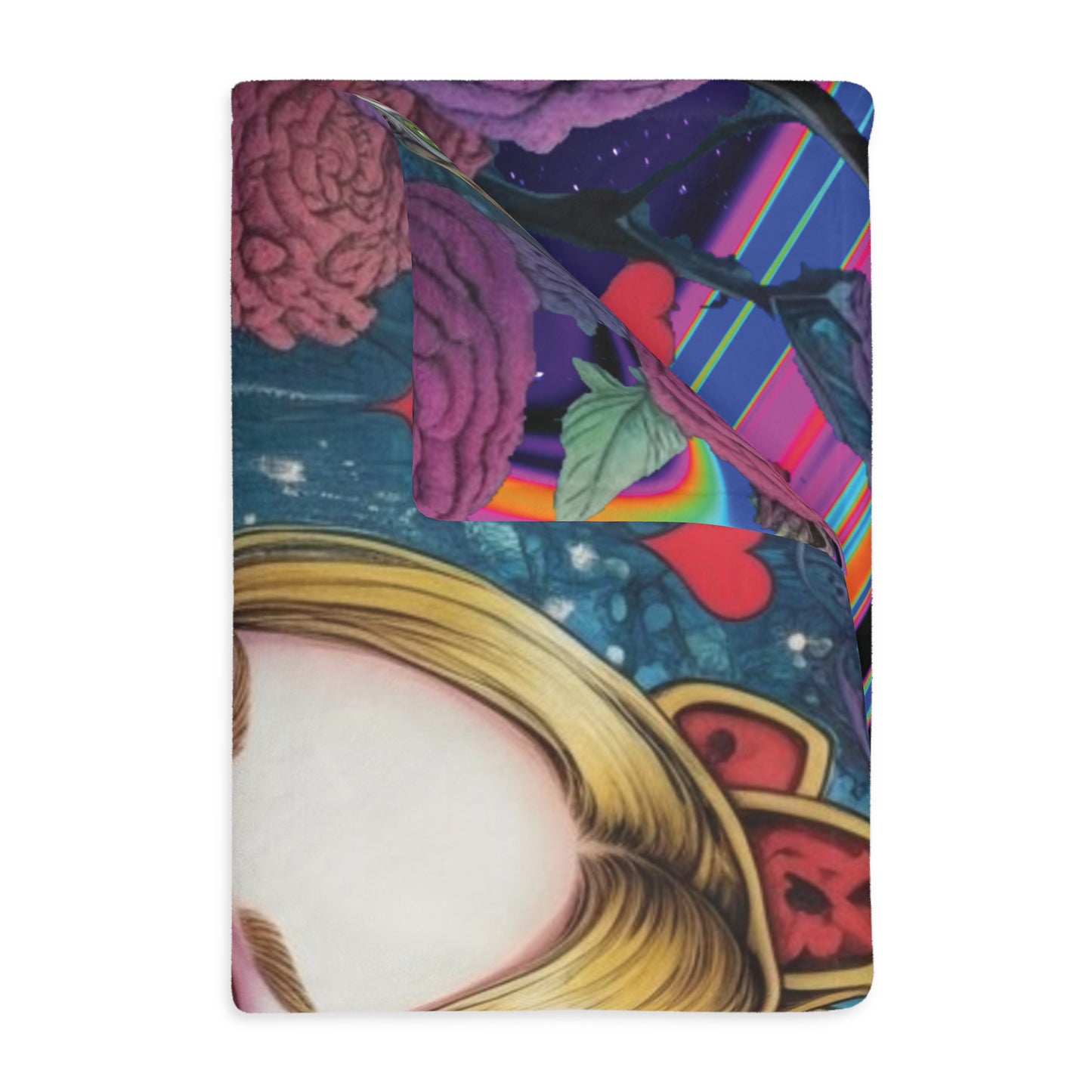 Far Out Alice - Daydream - Double Sided Print Artwork Microfiber Blanket