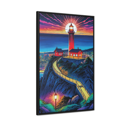 The Cliff Lighthouse 2 - Framed Wall Art