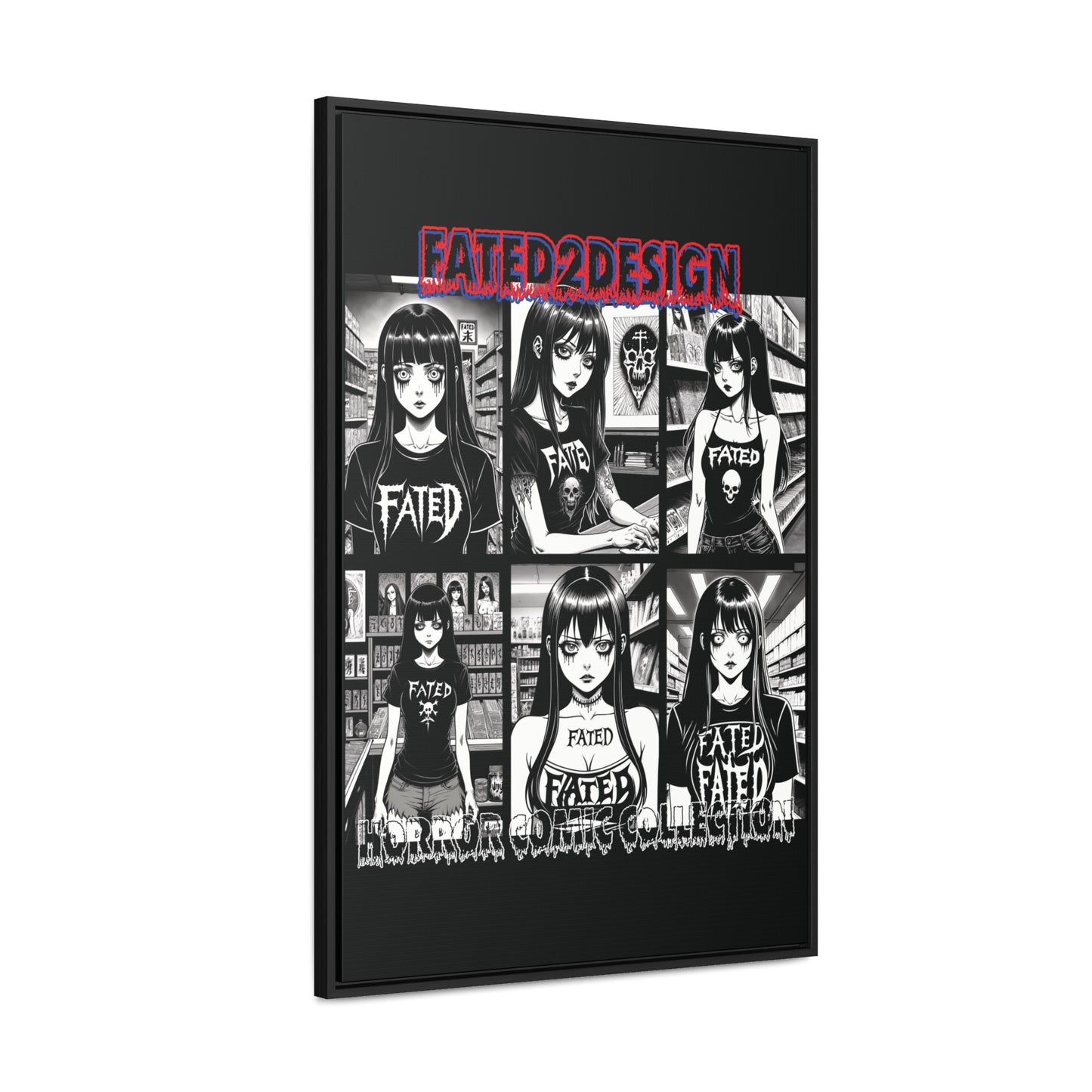 Horror Comic Collection Framed Wall Art