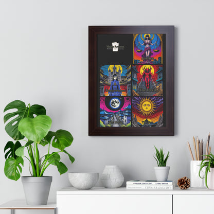 Major Arcana 3 of 4 Framed Vertical Poster