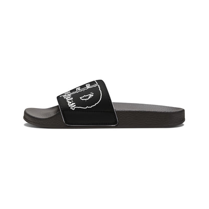 Fated Black Band - Women's PU Slide Sandals