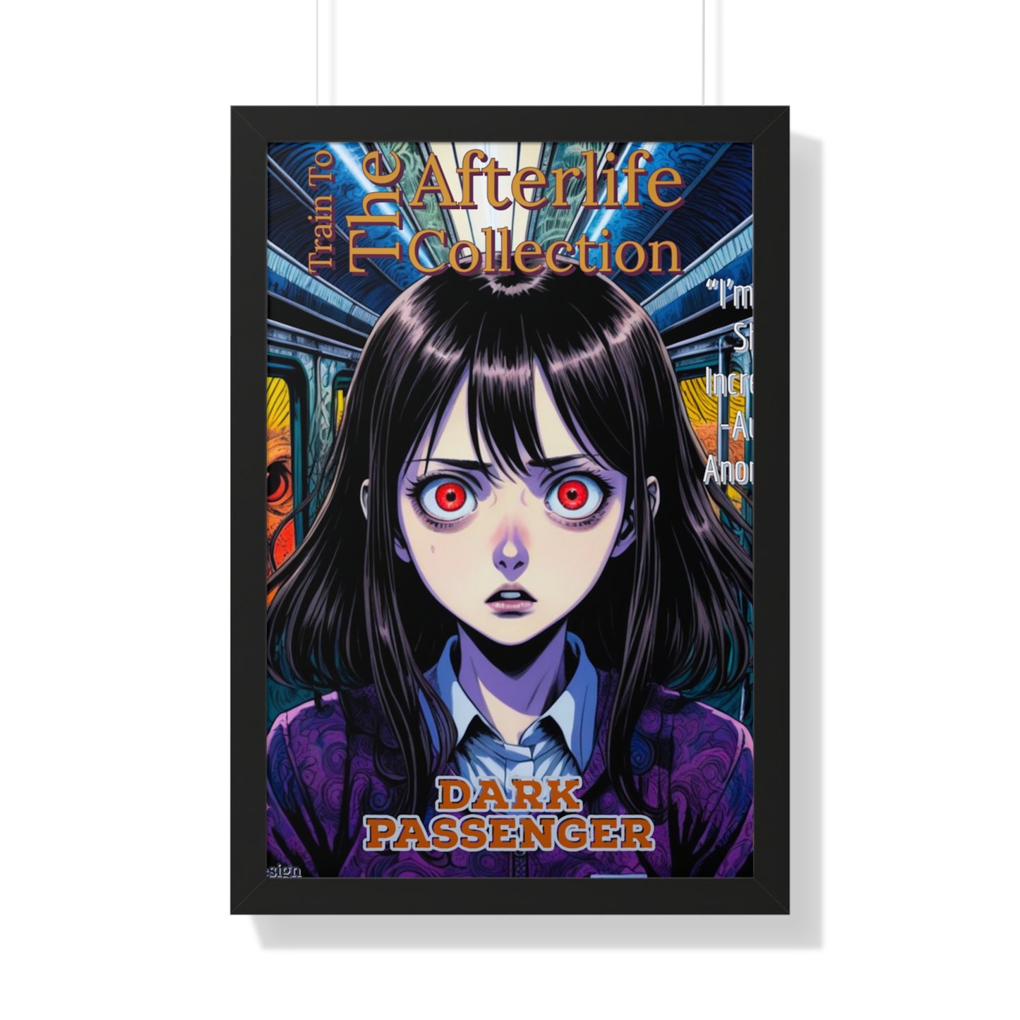 Train To The Afterlife B4 Framed Vertical Poster