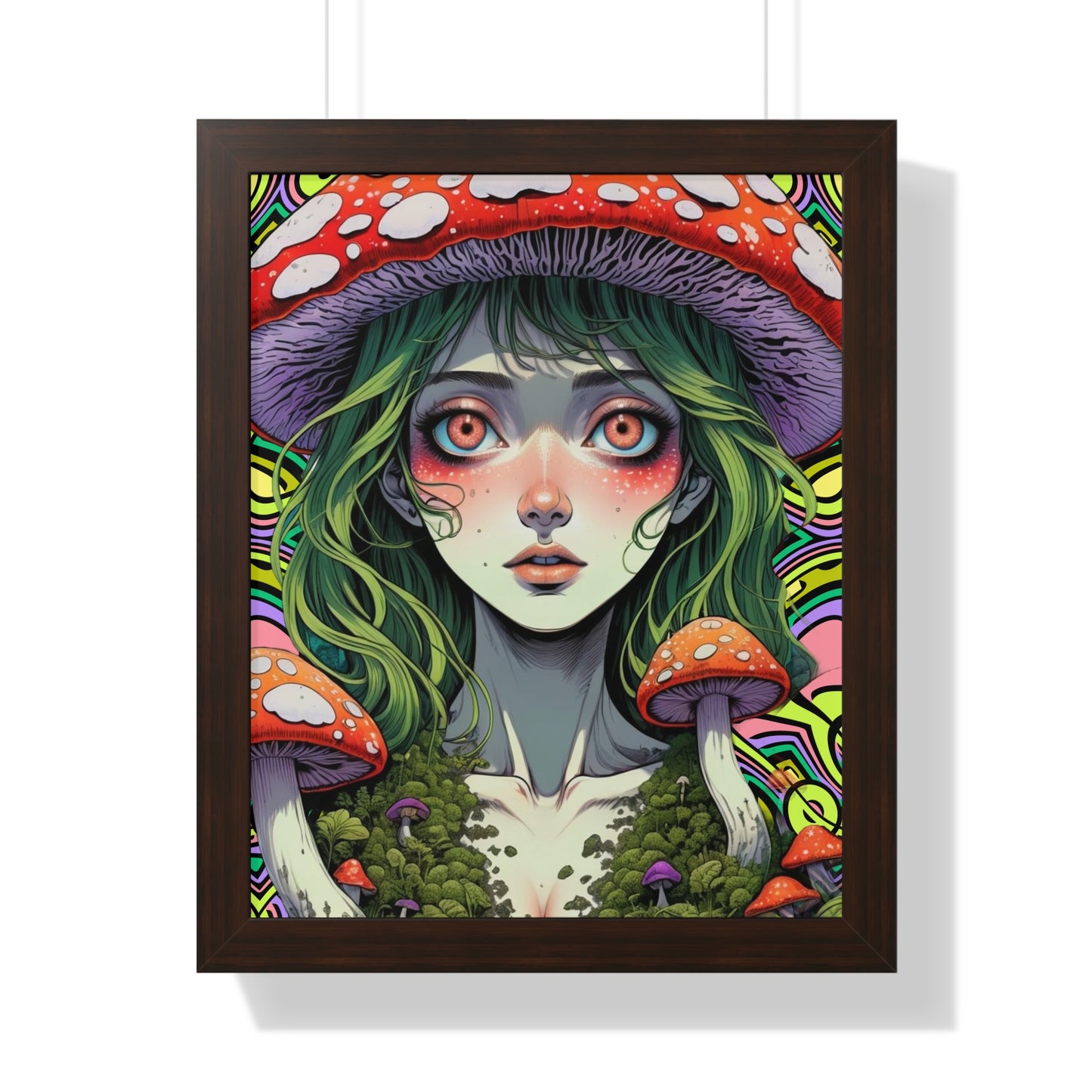 One With Nature - Framed Vertical Poster