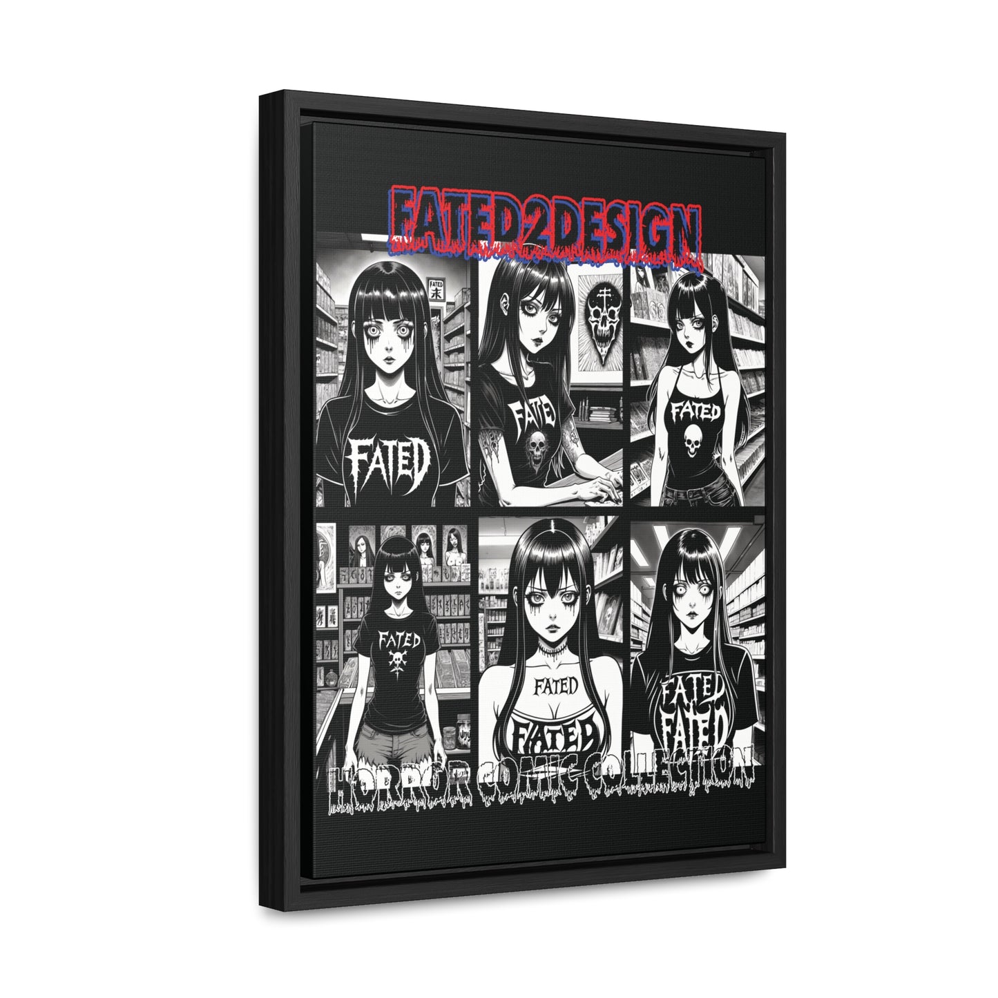 Horror Comic Collection Framed Wall Art