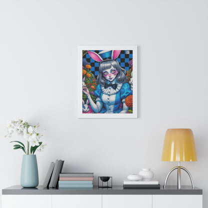 Alice Daydream V2 - Framed Vertical Poster