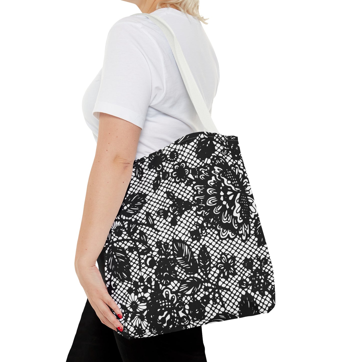Just Flower Lace Tote Bag
