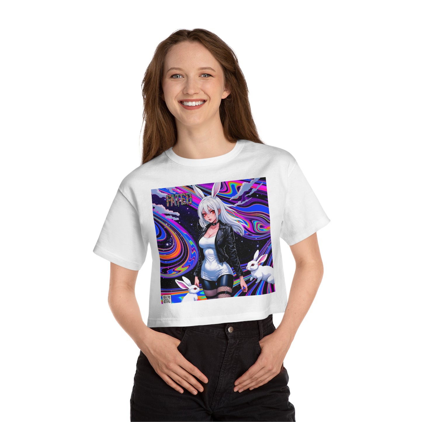 Far Out Daydream Champion Cropped T-Shirt