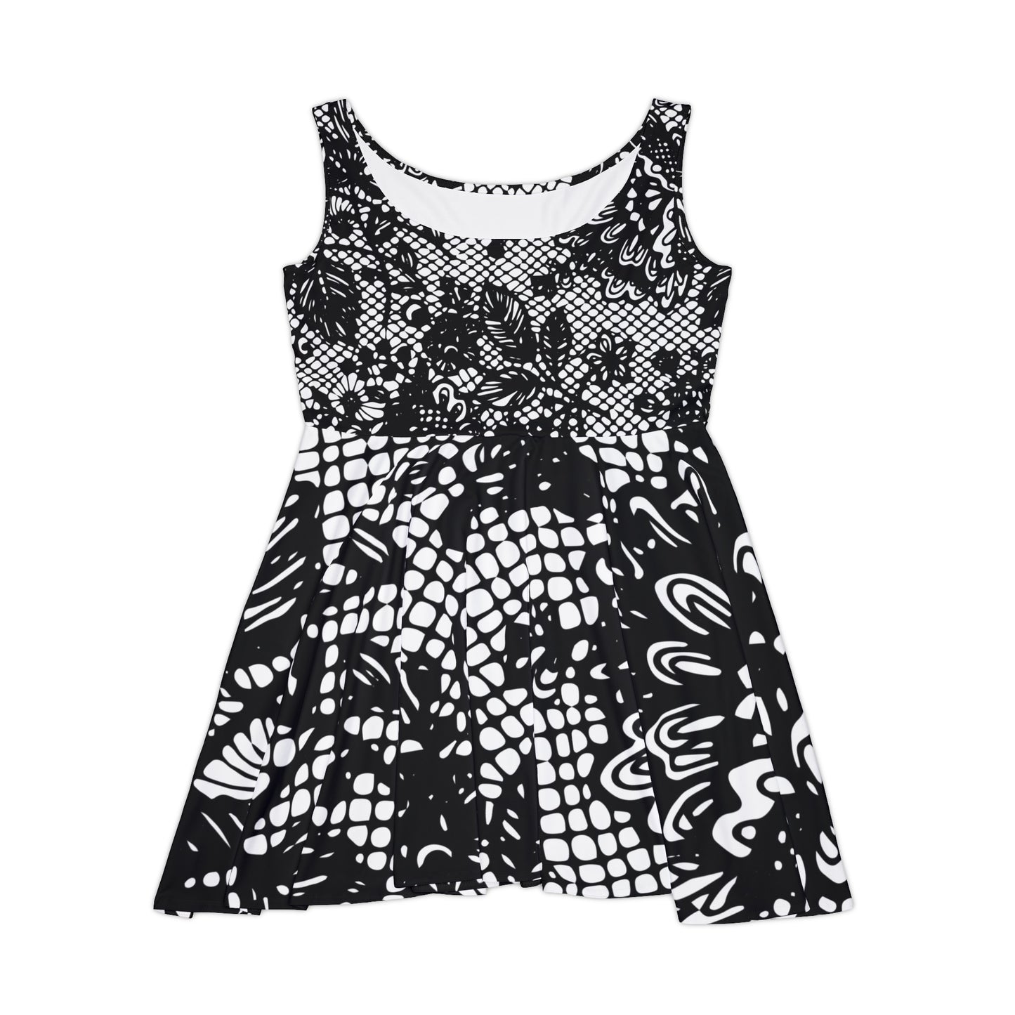 Flower Lace Fated MC Women's Skater Dress