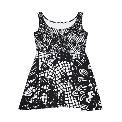 Flower Lace Fated MC Women's Skater Dress