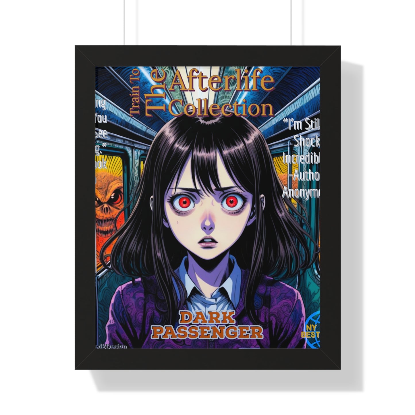Train To The Afterlife B4 Framed Vertical Poster