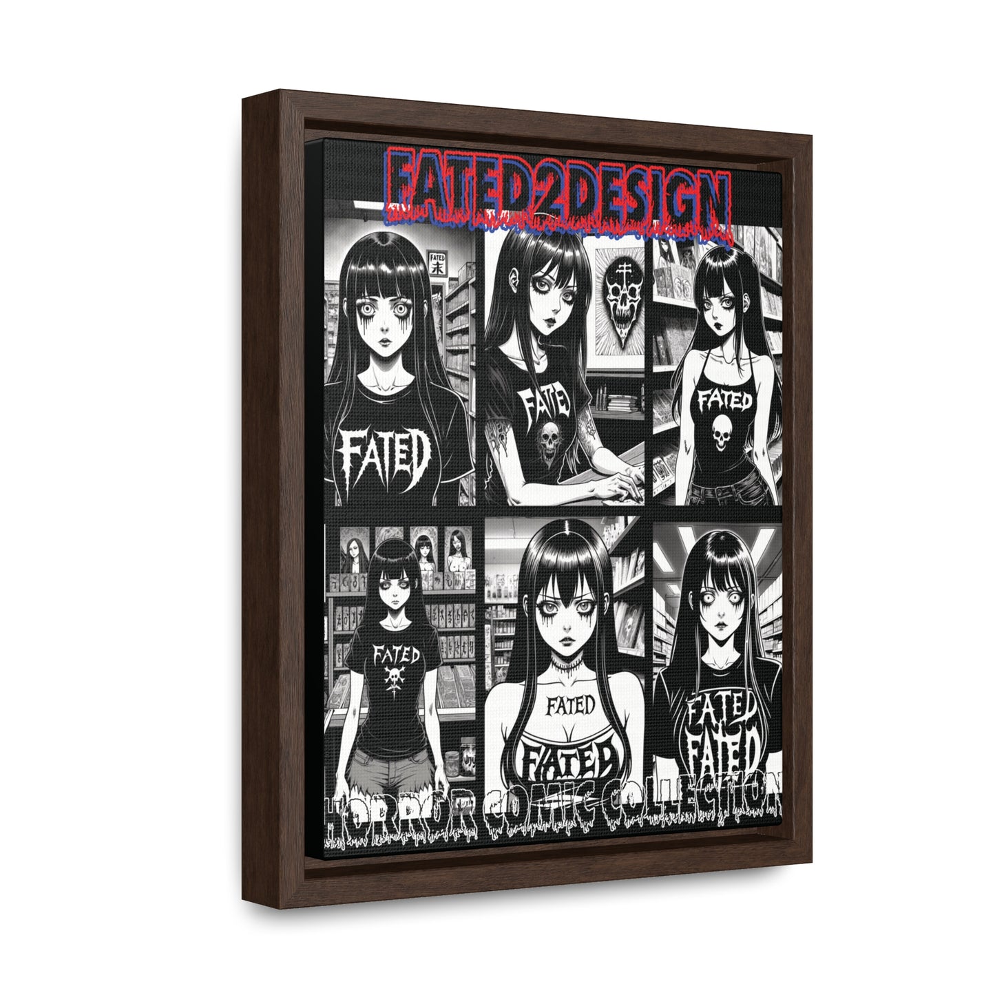Horror Comic Collection Framed Wall Art