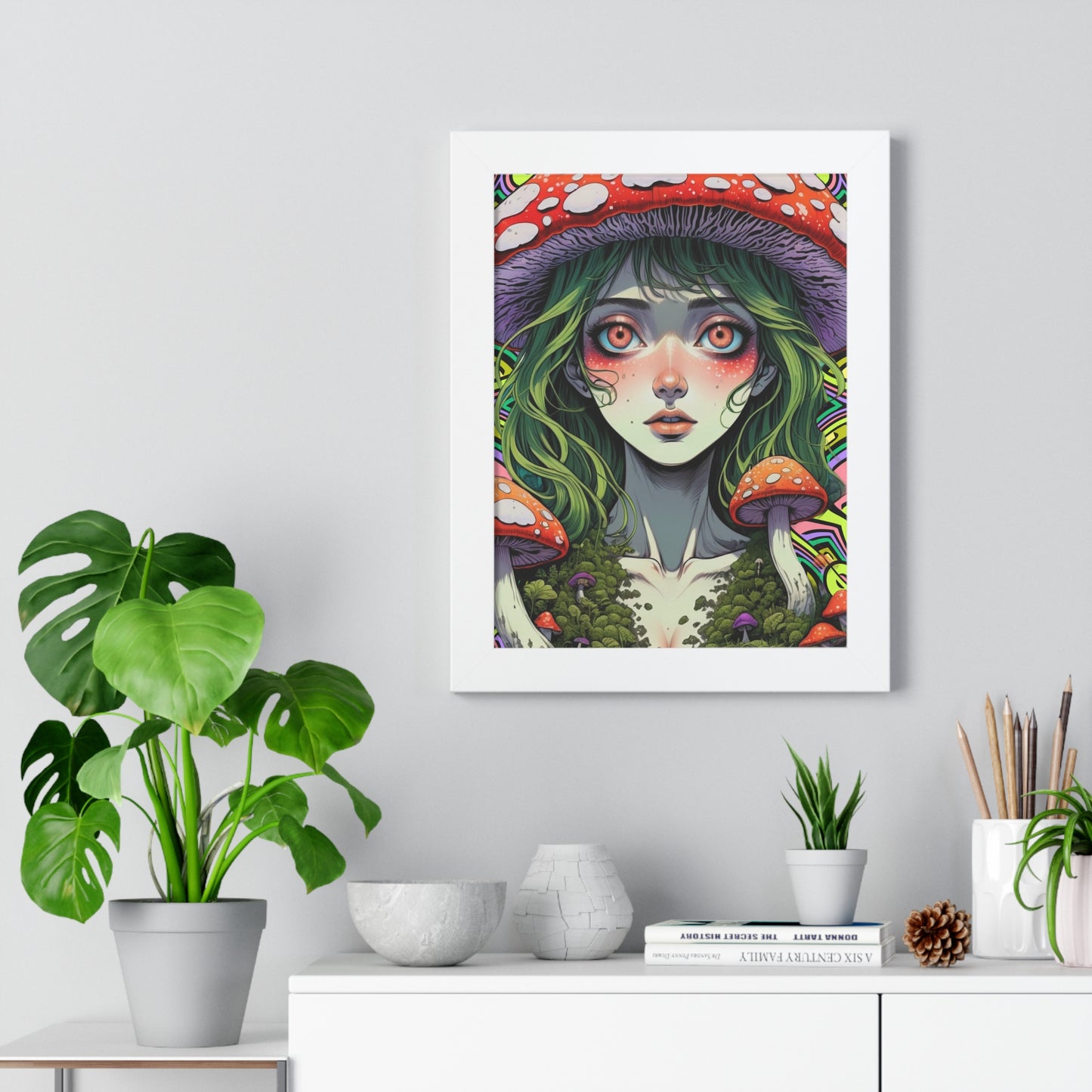 One With Nature - Framed Vertical Poster