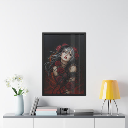 Roses - Ephemeral Love Framed Poster - Fated Art Print