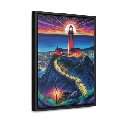 The Cliff Lighthouse 2 - Framed Wall Art