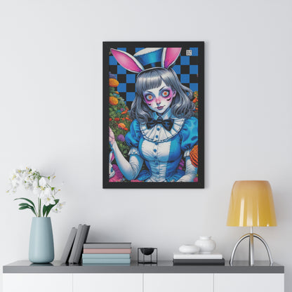 Alice Daydream V2 - Framed Vertical Poster