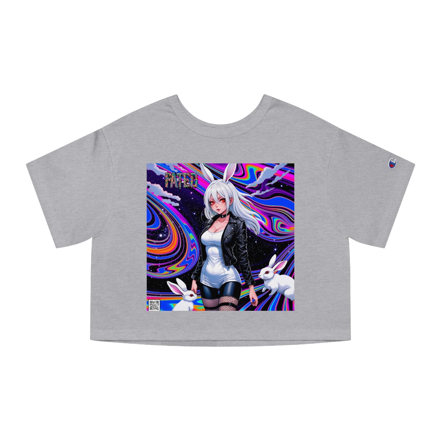 Far Out Daydream Champion Cropped T-Shirt