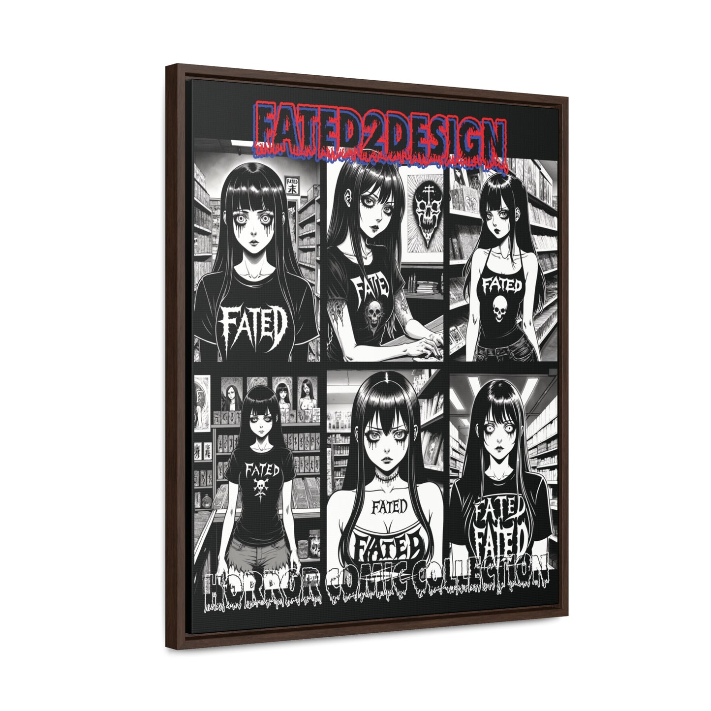 Horror Comic Collection Framed Wall Art