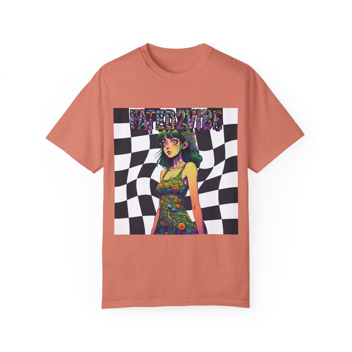 Fated2VIBE Checkered Print V2 - Unisex T-shirt