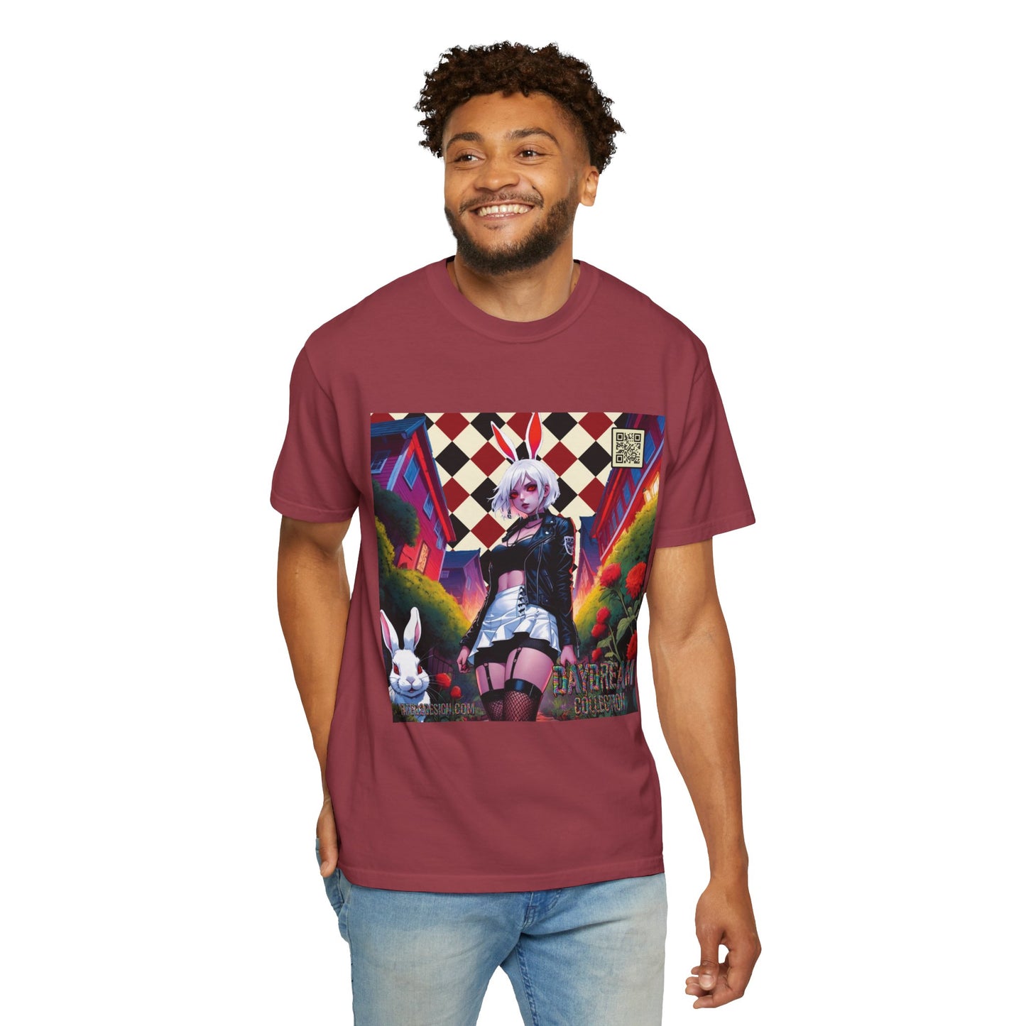 Black and Red V2 Checkered The Daydream Collection - Unisex T-shirt
