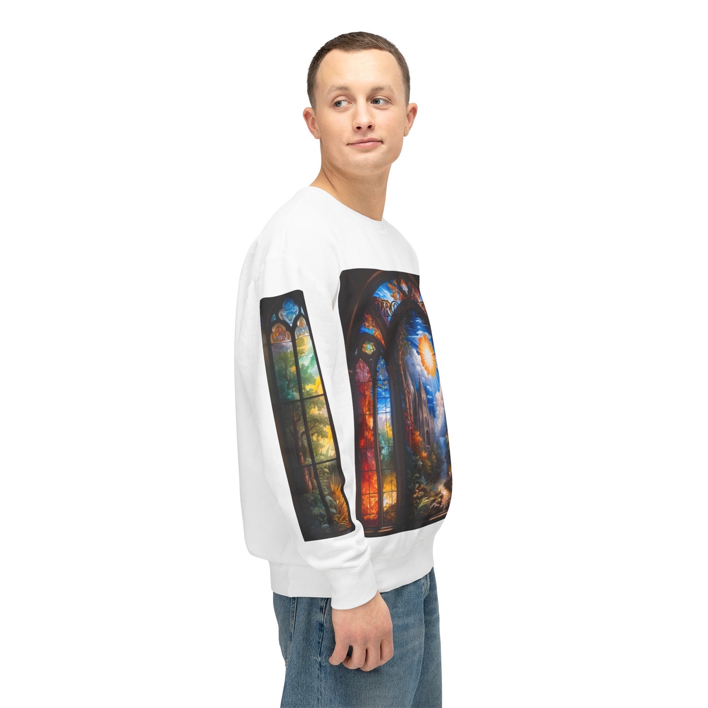 Prosperity - Divine Tragedy - Unisex Lightweight Crewneck Sweatshirt