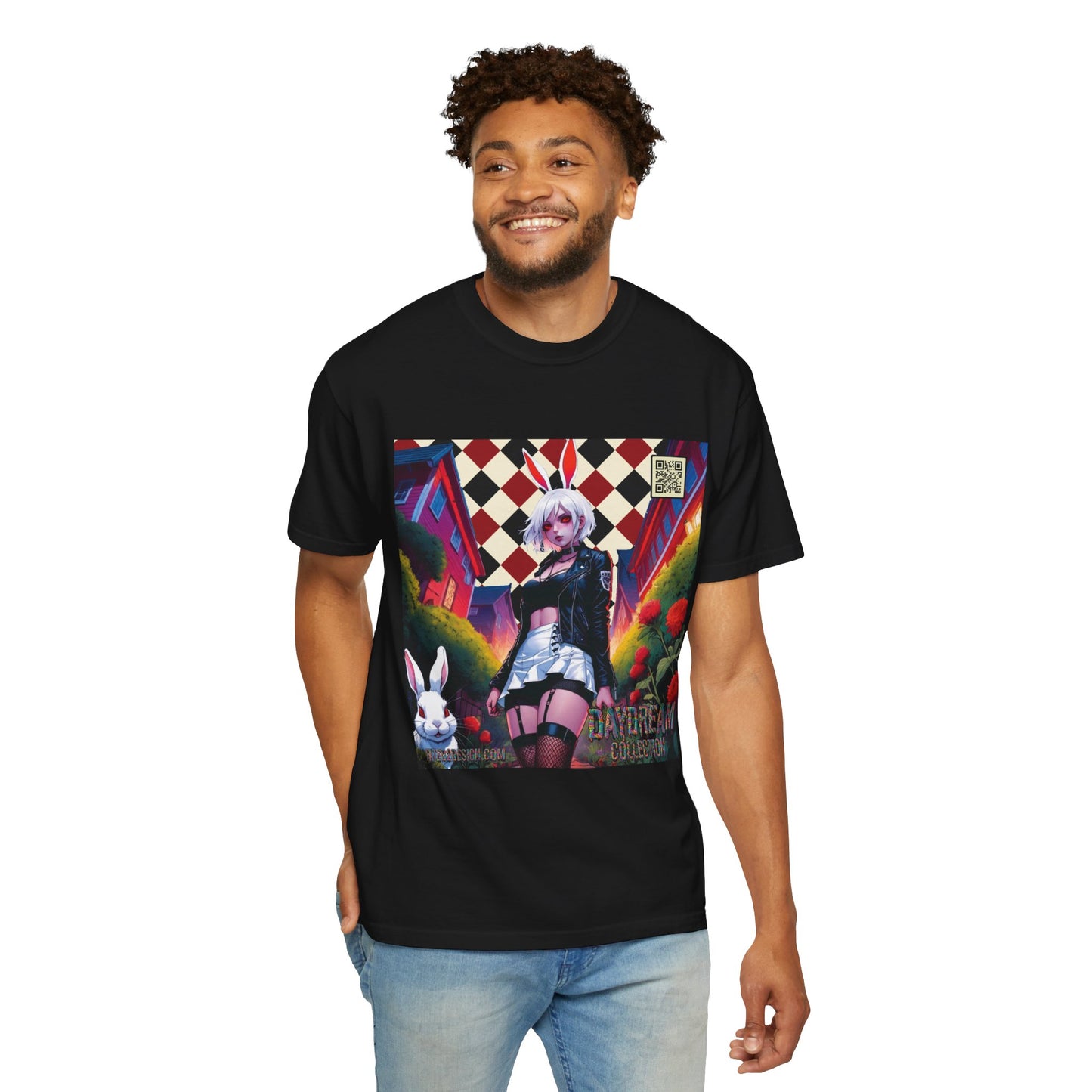 Black and Red V2 Checkered The Daydream Collection - Unisex T-shirt