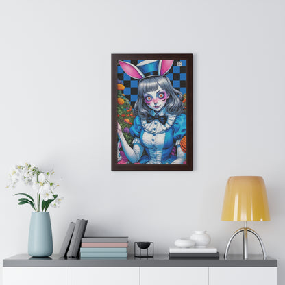 Alice Daydream V2 - Framed Vertical Poster