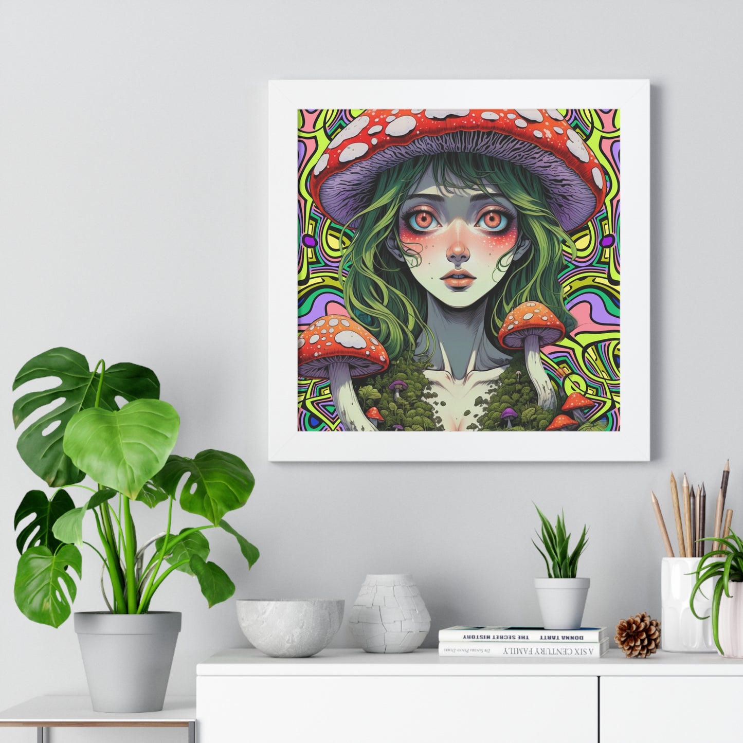 One With Nature - Framed Vertical Poster