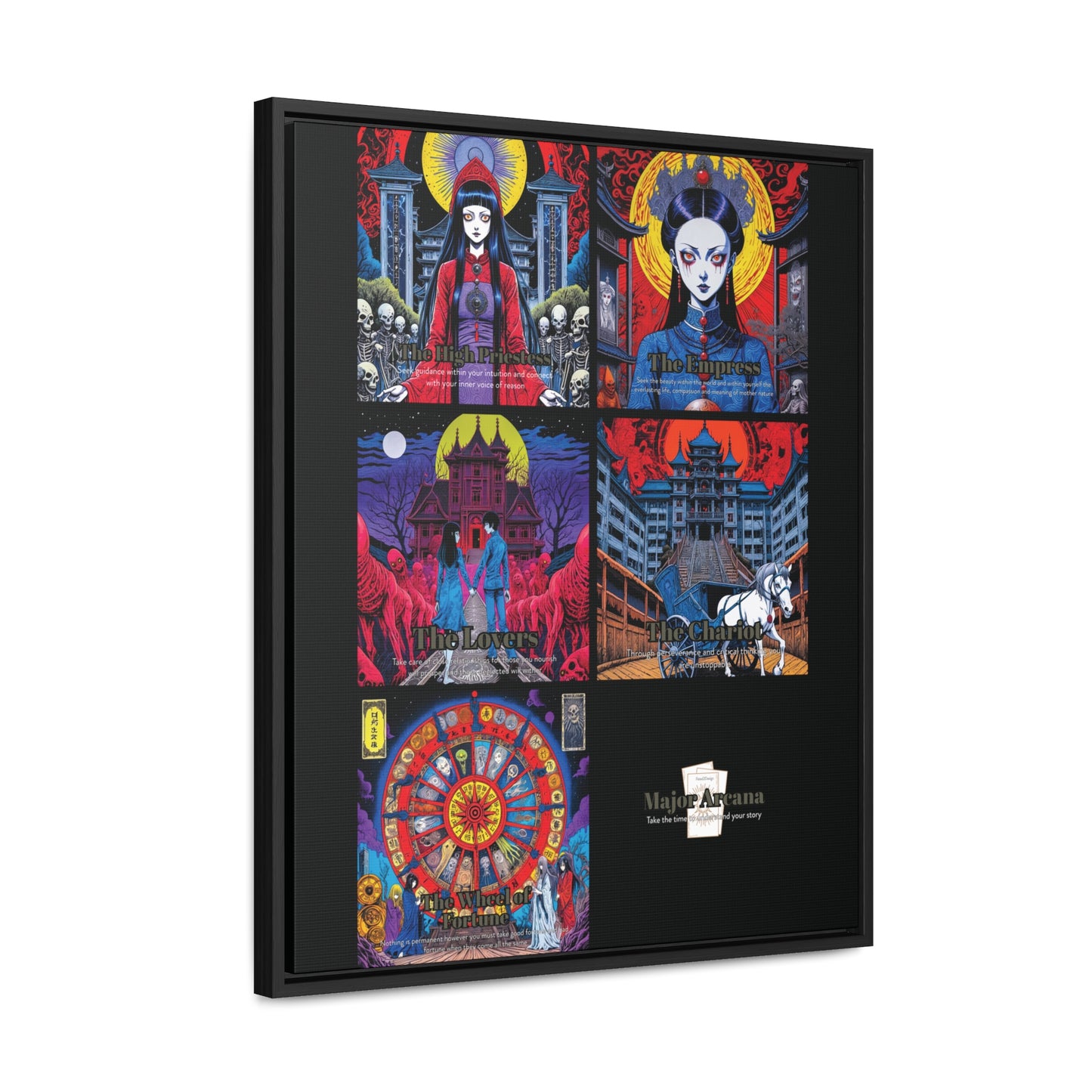 Major Arcana 2 of 4 - Framed Wall Art