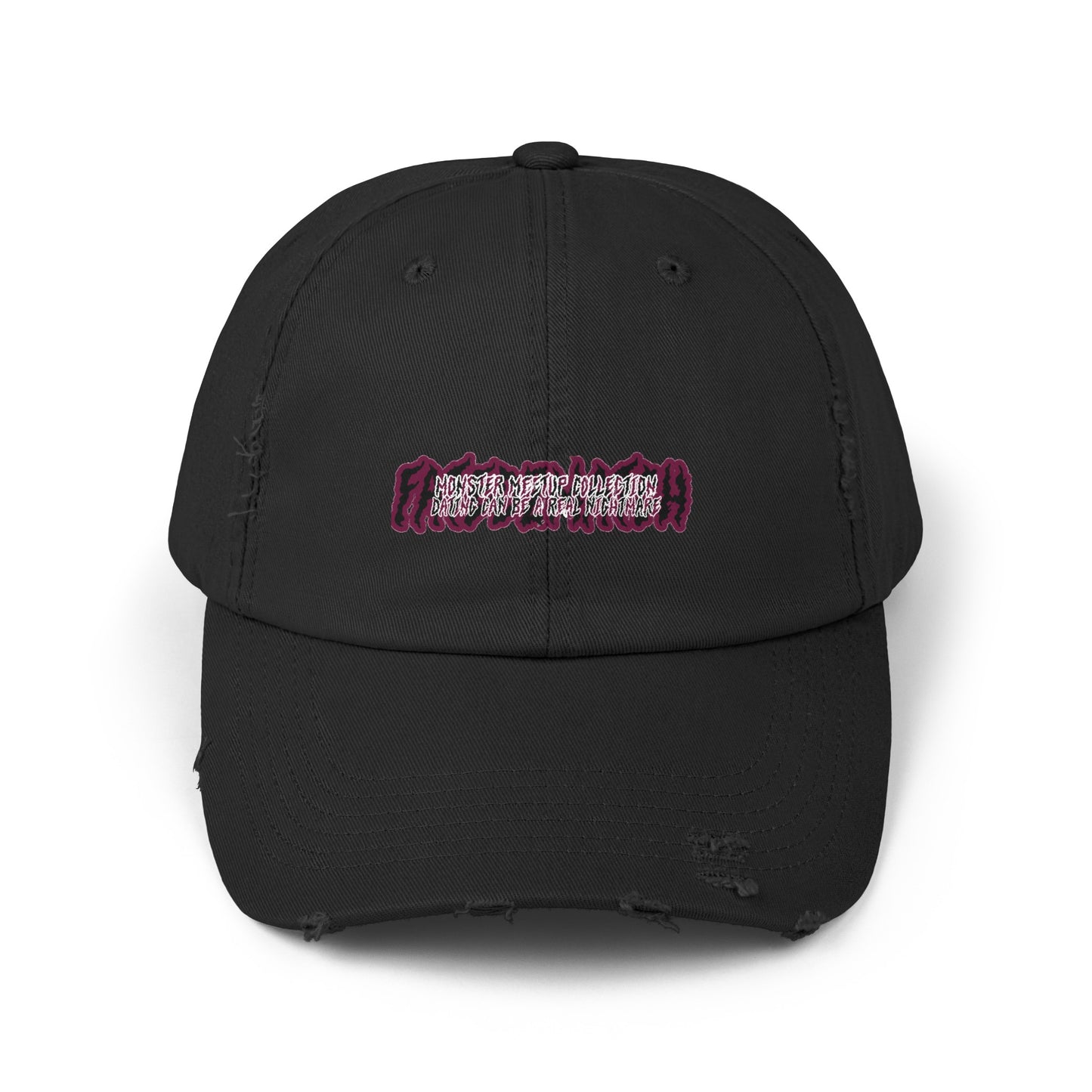 Monster Meetup Hat - Unisex Distressed Cap
