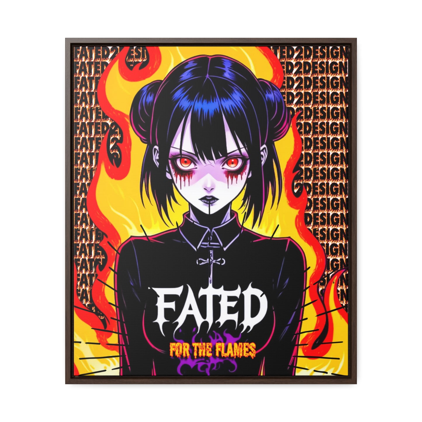 Fated For The Flames Framed Wall Art