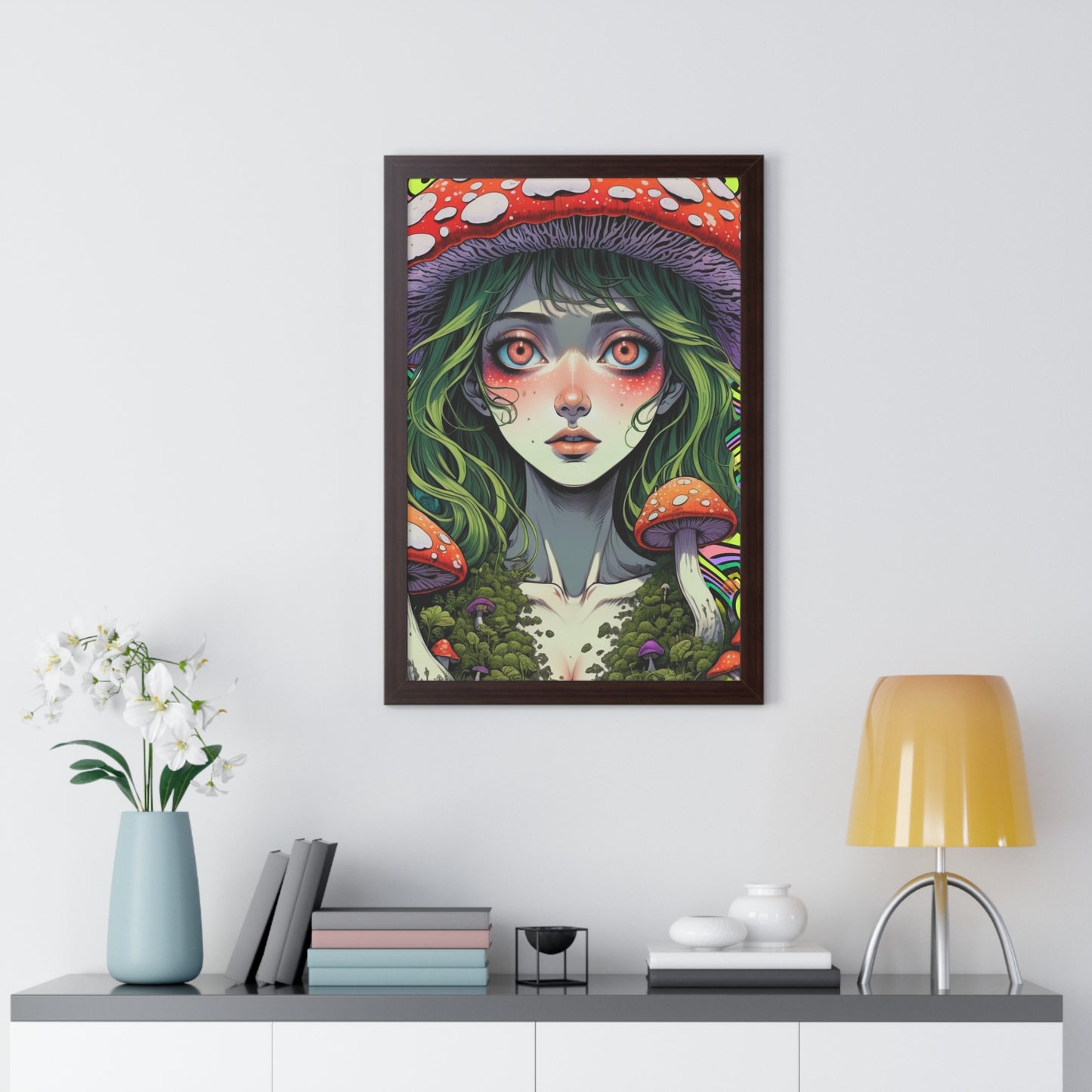 One With Nature - Framed Vertical Poster