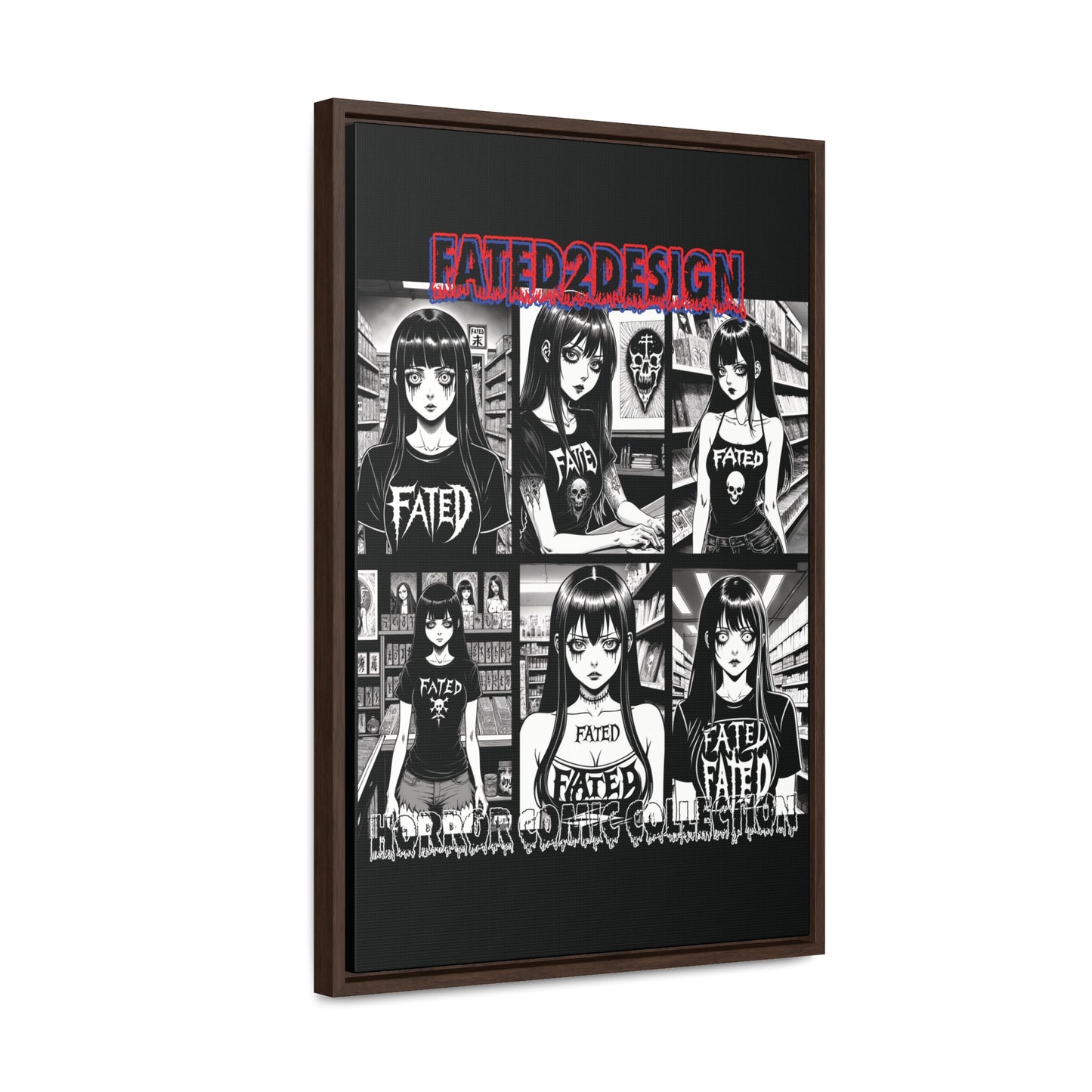 Horror Comic Collection Framed Wall Art