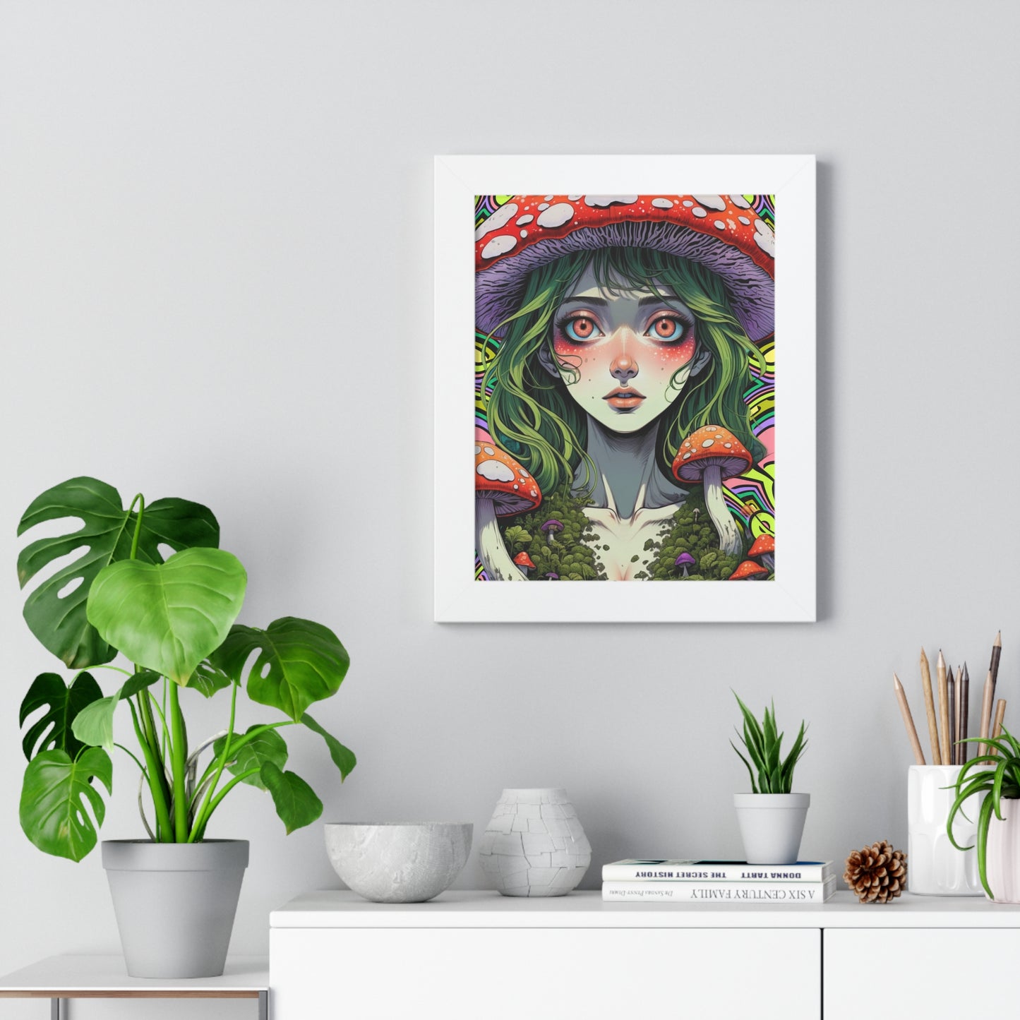 One With Nature - Framed Vertical Poster