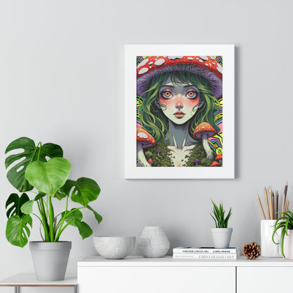 One With Nature - Framed Vertical Poster