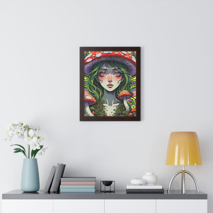One With Nature - Framed Vertical Poster