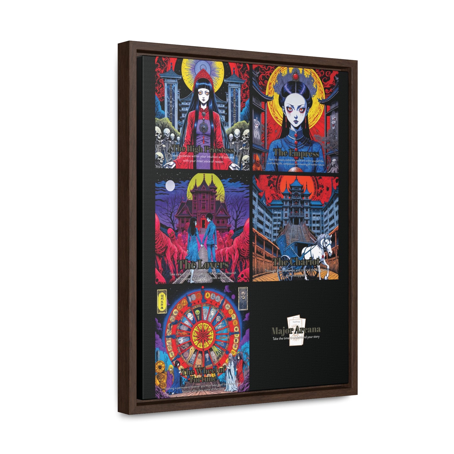 Major Arcana 2 of 4 - Framed Wall Art