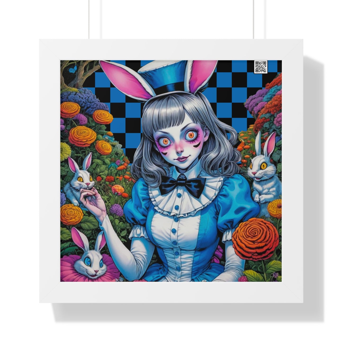 Alice Daydream V2 - Framed Vertical Poster
