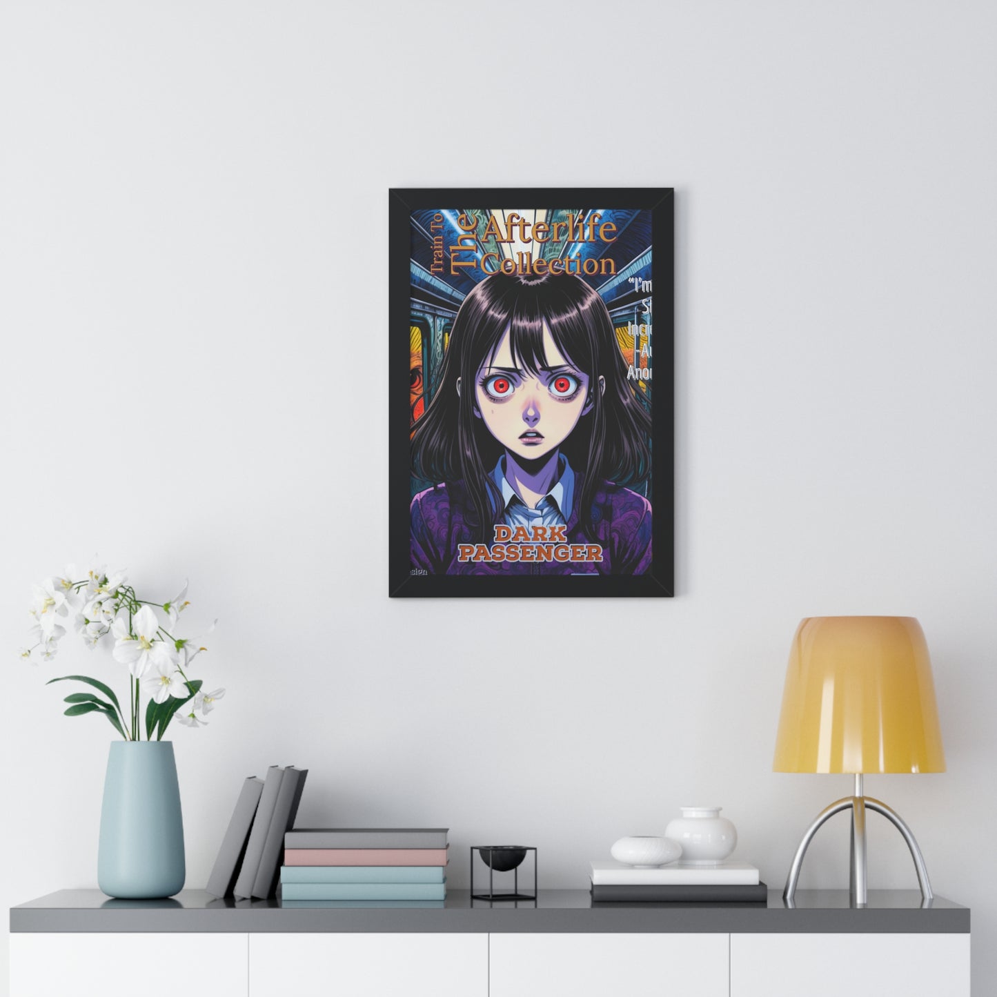 Train To The Afterlife B4 Framed Vertical Poster