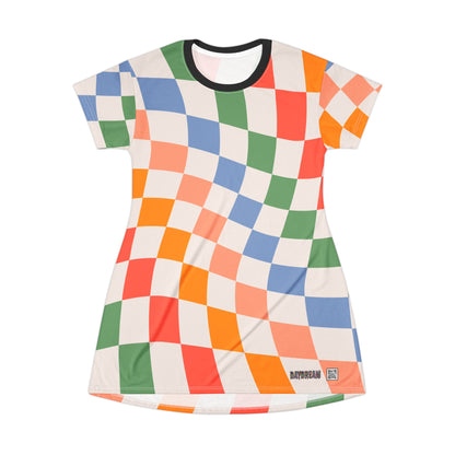 Twisted Multi Daydream Alice T-Shirt Dress