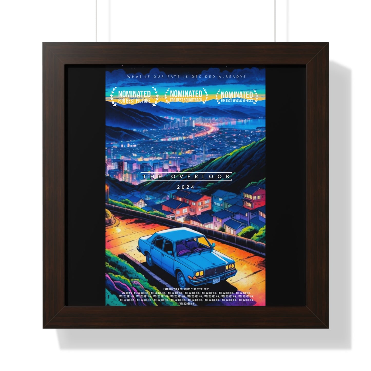 The Overlook What If Framed Vertical Poster