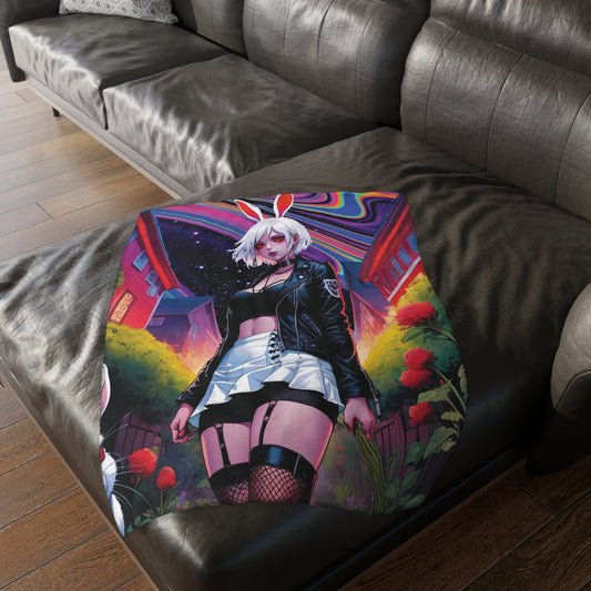 Far Out The Hare - Daydream - Double Sided Print Artwork Microfiber Blanket