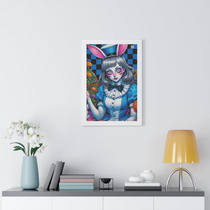 Alice Daydream V2 - Framed Vertical Poster