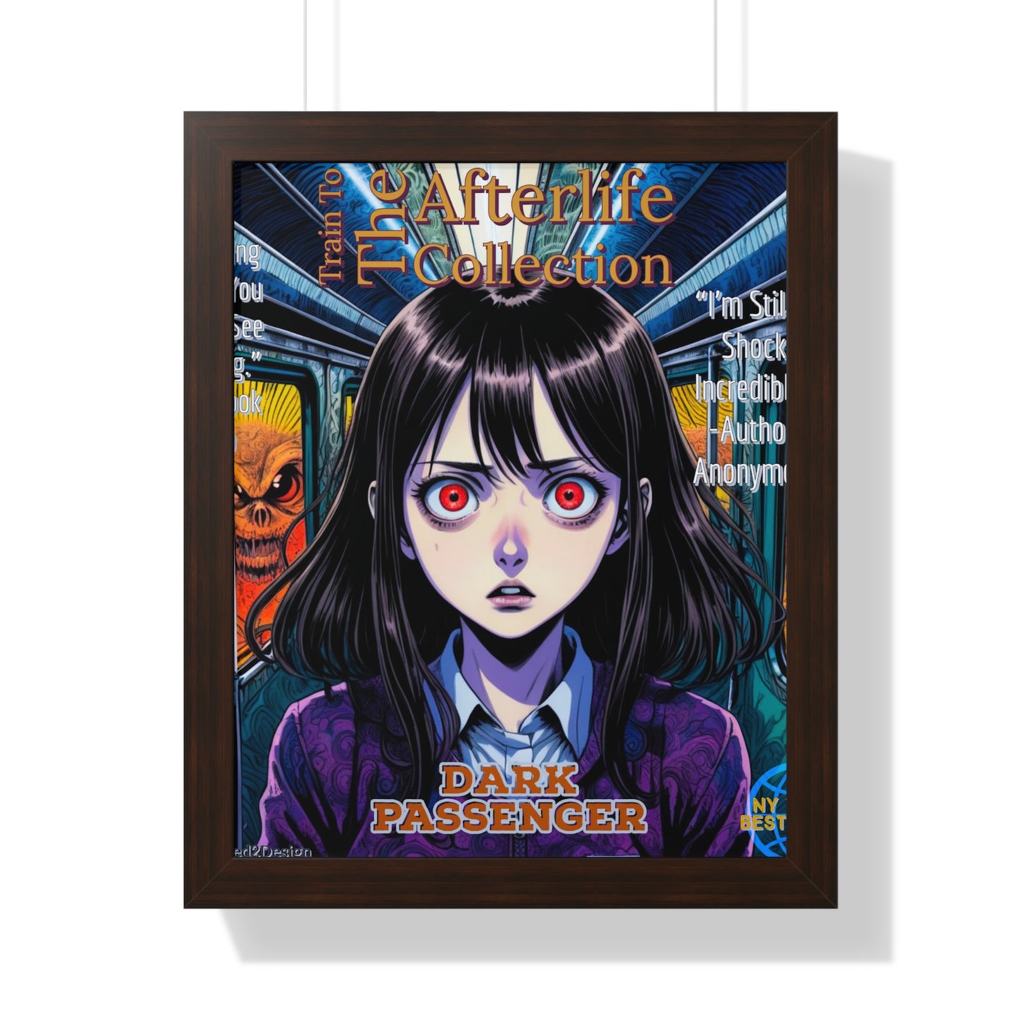 Train To The Afterlife B4 Framed Vertical Poster